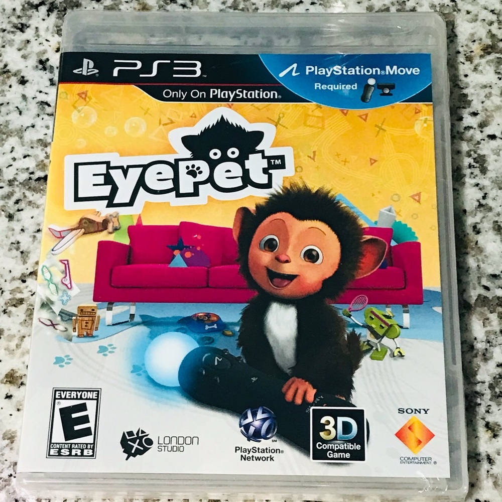 PS3 Eyepet 3D Compatible Game
